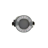 LED mini inbouwspot 1.5W zilver dimbaar | 60lm | 2700K warm wit IP44