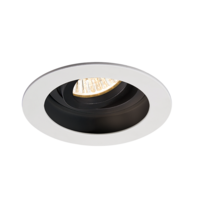 GU10 inbouwspot zwart/wit kantelbaar | Voor 50mm LED spots