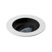 GU10 inbouwspot zwart/wit kantelbaar | Voor 50mm LED spots
