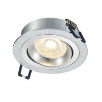 GU10 armatuur zilver kantelbaar | Voor 50mm LED spots | IP22