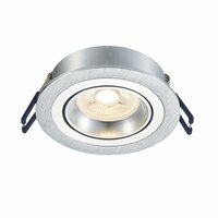GU10 armatuur zilver kantelbaar | Voor 50mm LED spots | IP22