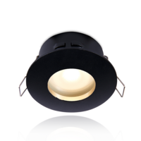 GU10 inbouwspot zwart | Voor 50mm LED spots | IP65
