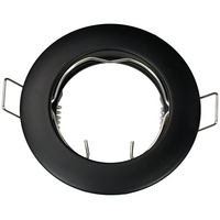 GU10 inbouwarmatuur mat zwart | Voor 50mm LED spots