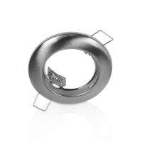 GU10 plafondarmatuur geborsteld aluminium | Voor 50mm LED spots