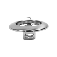 GU10 plafondarmatuur geborsteld aluminium | Voor 50mm LED spots