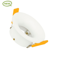 GU10 inbouwarmatuur wit | Voor 50mm LED spots