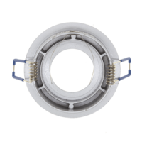 Inbouwarmatuur zilver | Voor 50mm LED spots | IP44