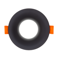 GU10 inbouwspot mat zwart | Voor 50mm LED spots