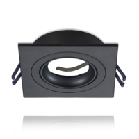 GU10 armatuur zwart kantelbaar | Voor 50mm LED spots | IP22