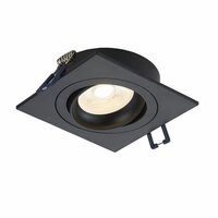 GU10 armatuur zwart kantelbaar | Voor 50mm LED spots | IP22