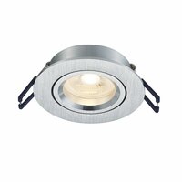 GU10 armatuur zilver kantelbaar | Voor 50mm LED spots | IP22