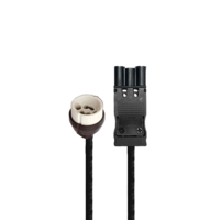 GU10 fitting met 3-SWP connector | Kabel 25cm
