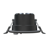 LED inbouwspot 6W zwart dimbaar | 600lm | Instelbare lichtkleur &amp; instelbare sensor IP65