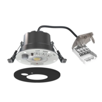 LED inbouwspot 6W zwart dimbaar | 600lm | Instelbare lichtkleur &amp; instelbare sensor IP65