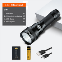 Oplaadbare LED zaklamp 550lm | 4W | IP44