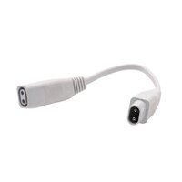 T5 Connection Cable | 30cm | White | Rubber