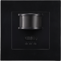 Wall-mounted Built-in Motion Sensor Black