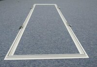 Inbouwframe led paneel | 120x30cm | Wit | Met veerklemmen