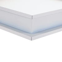 Inbouwframe led paneel | 60x60cm | Dakraam look | Back- en side-lit