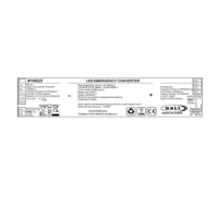 Noodunit 2.5W DALI | 10&ndash;300V DC | Accu tot 3 uur noodverlichting