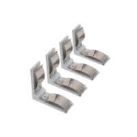 Opbouw clickframe led paneel | 120x30cm | 50mm | Zwart | Back- en side-lit