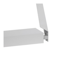 Opbouw clickframe led paneel | 60x60cm | 50mm | Wit | Back- en side-lit