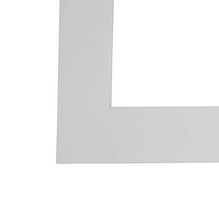 Opbouwframe led paneel | 120x30cm | 55mm | Wit | Back- en side-lit