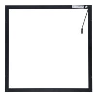 LED panel 60x60cm | CCT switch | 40W | Side-lit | Black