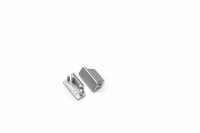 Eindkap tbv opbouwprofiel vlak tot 10mm | Zilver | 20 stuks