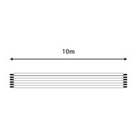 Ledstrip kabel | 6-aderig | 10M