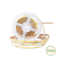 COB ledstrip 8mm | 5000K | 24V | 10W/m | 5M | vrij knipbaar | IP20