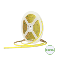 COB ledstrip 3mm | 6000K | 24V | 8W/m | 5M | 2cm knipbaar | IP20