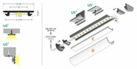 Ledstrip opbouwprofiel rond tot 12mm | 2M | Wit