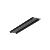 Ledstrip opbouwprofiel rond tot 12mm | 2M | Zwart