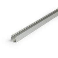 Ledstrip opbouwprofiel vierkant tot 10mm | 2M | Zilver