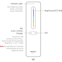 Afstandsbediening | RGB+CCT | Zwart | Basic | Mi-Light
