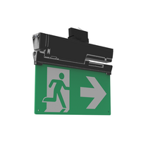 3-fase rail noodverlichting | Incl plaatjes | Zwart