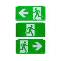 3-fase rail noodverlichting | Incl plaatjes | Zwart