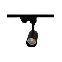 3-fase railarmatuur | GU10 fitting | Strak | Zwart