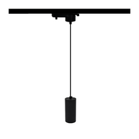 3-fase rail hanglamp | GU10 fitting | Zwart