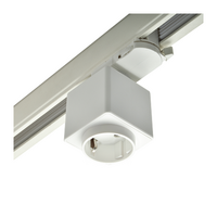 3-fase rail stopcontact | Wit