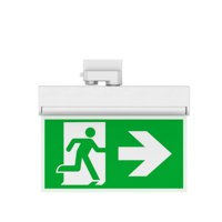 3-fase rail noodverlichting | Incl plaatjes | Wit