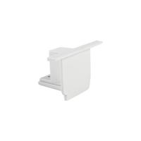 3-fase inbouwrail eindkap | Wit