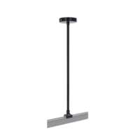 3-fase rail ophangsysteem draadstang 100 tot 200 cm | Zwart | 2 stuks