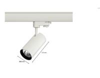 3-fase railspot 7W | 3000K | Wit