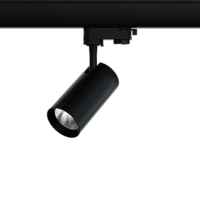3-fase railspot 10W | 3000K | Zwart