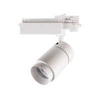 3-fase dimbare railspot 30W | 4000K | Zoomable 15-60&deg; | Wit
