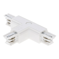 3-fase rail T-connector | Rechts-1 | Wit