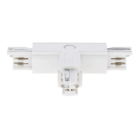 3-fase rail T-connector | Links-2 | Wit