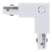 3-fase rail L-connector | Buitenhoek | Wit